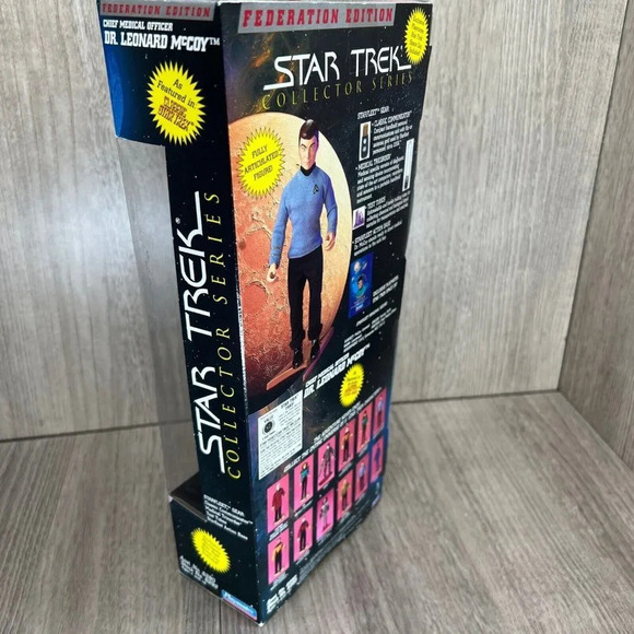 Star Trek Collector Series Dr. Leonard McCoy Federation Edition-Playmates Toys - Picture 6 of 8